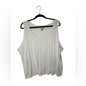 Universal Thread White Boxy Relaxed Sleeveless Tank Top